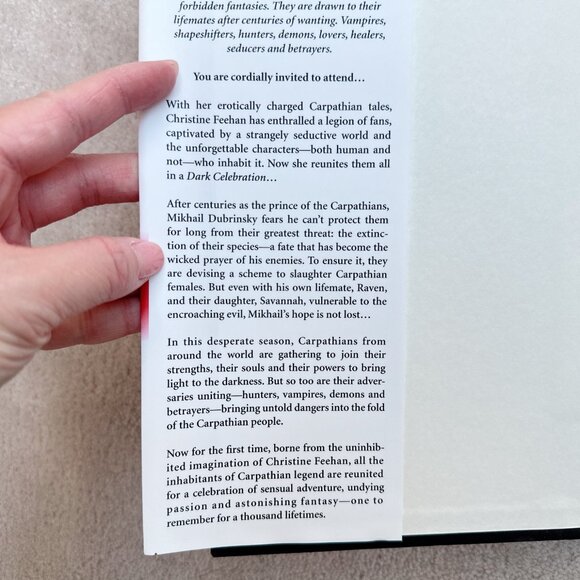 Dark Celebration by Christine Feehan | Hardcover Book - Picture 2 of 4